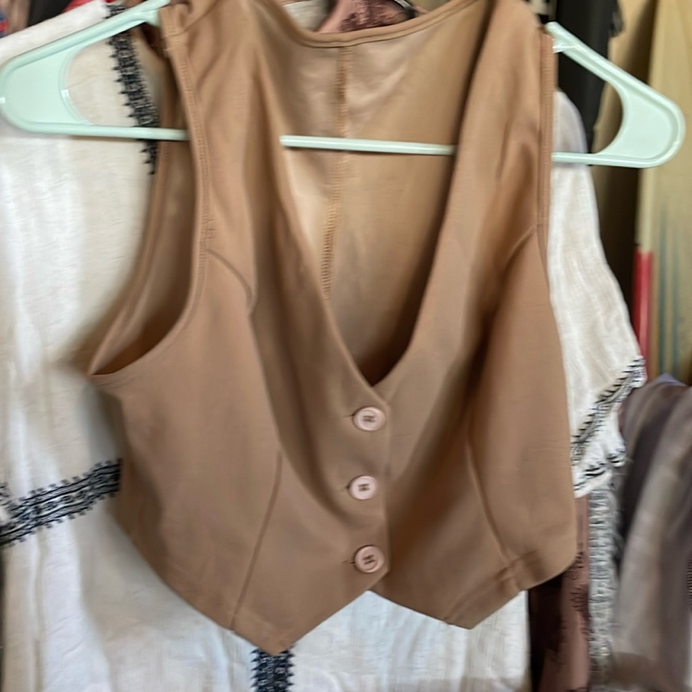 Beige Vest
